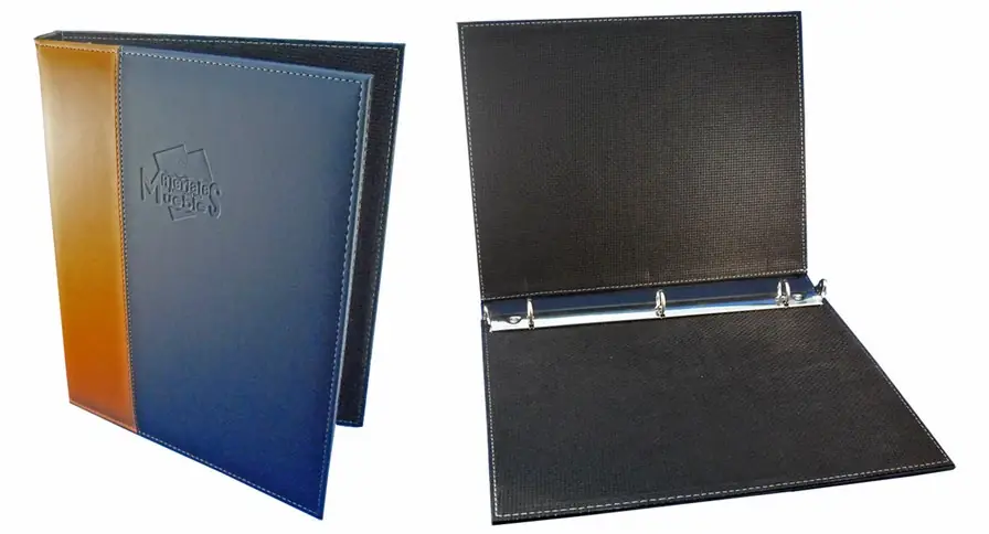 Agendas con herraje, Agendas de piel