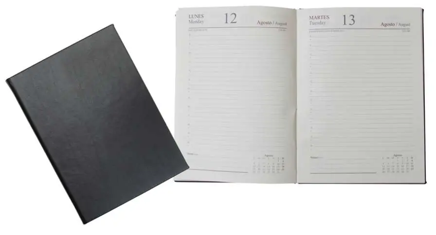 Agenda diaria, Libreta agenda, Agenda con calendario 2024