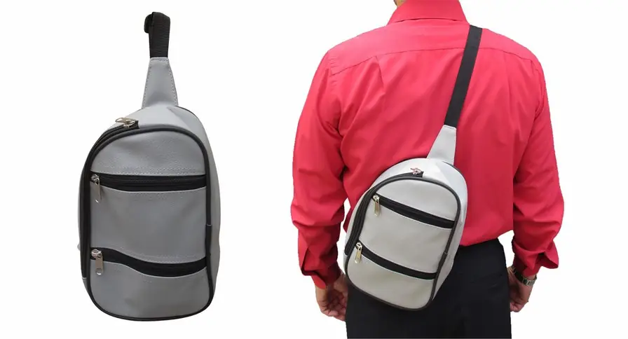 Bolso de hombro con cierres, Cangurera para viajes, Bolsas chakalonas