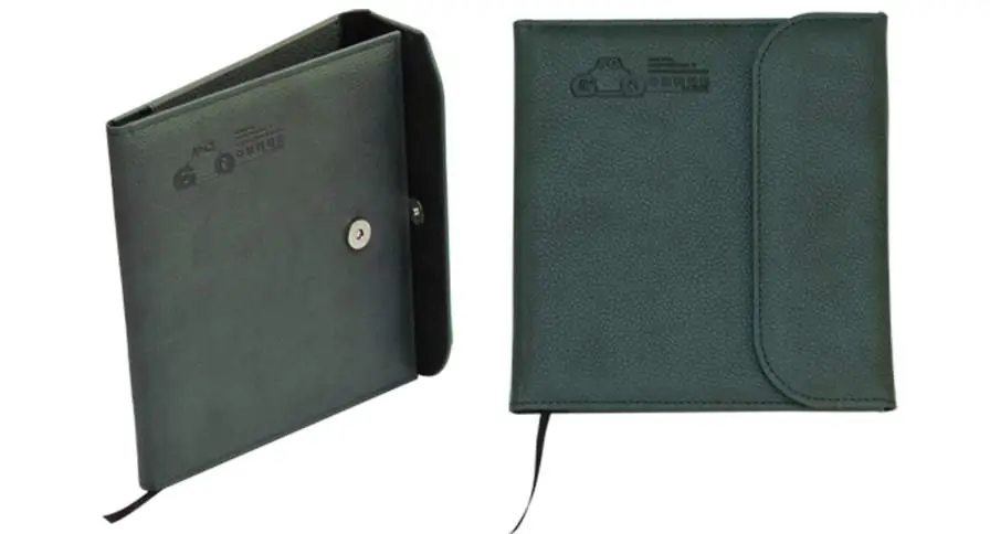 Agenda semanal, Agendas con logo en bajo relieve, Agenda con logo corporativo